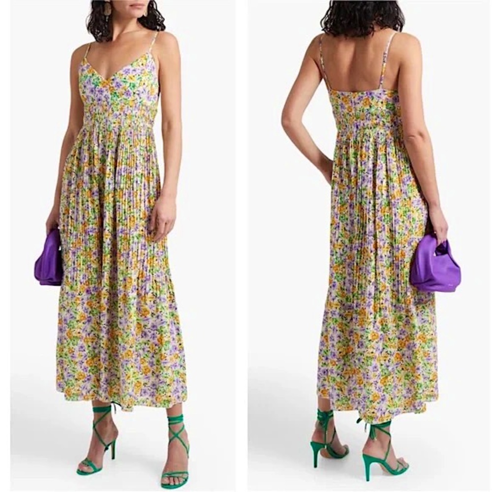 NICHOLAS Susan Maxi Dress in Whistledown Floral Yellow Multi